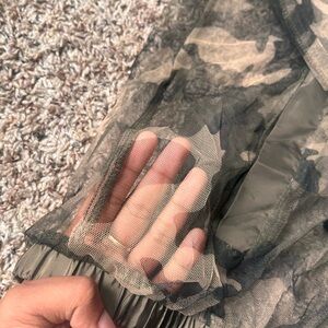 Camo see through jacket